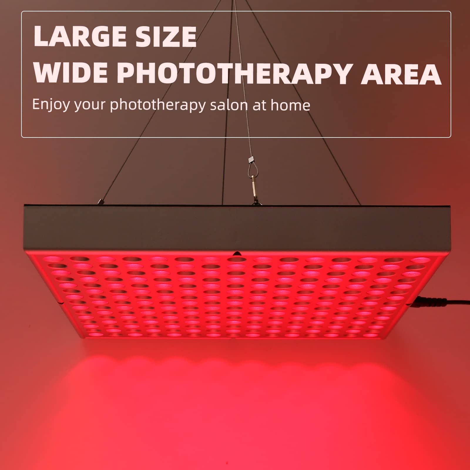 Rhmip panel LED infrarouge 850nm, pénétration profonde pour soins ciblés.