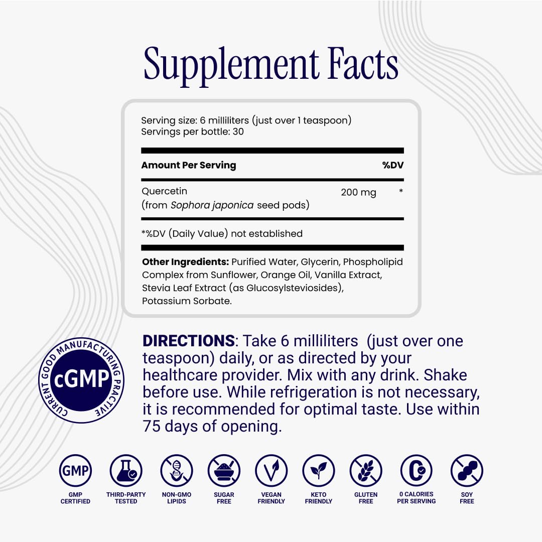 Rho Nutrition Quercétine liposomée, goût tropical — savourez une saveur naturelle sans sucre ajouté.