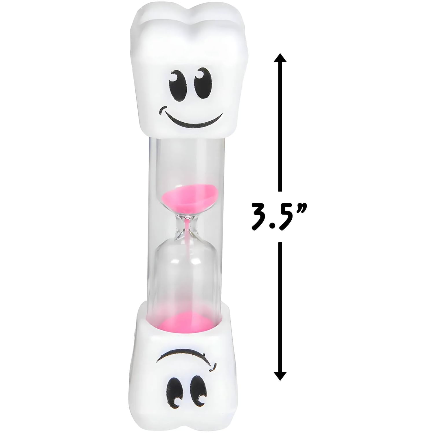 Rhode Island Novelty Smile Tooth, sablier multicolore, cadeau ludique pour enseignants et familles.