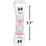 Rhode Island Novelty Smile Tooth, sablier multicolore, cadeau ludique pour enseignants et familles.