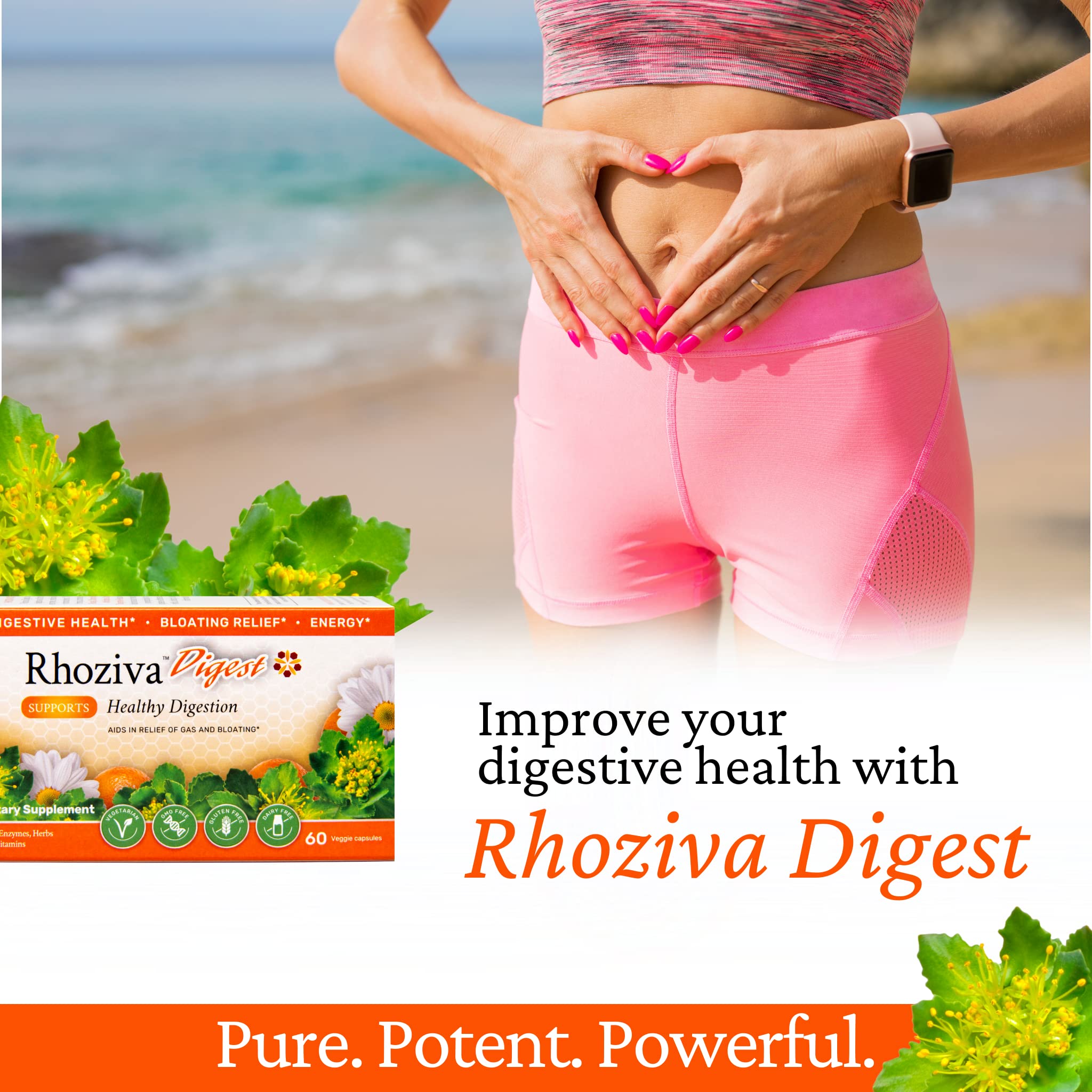 Rhoziva Digest : camomille pour favoriser le calme et le bien-être digestif.