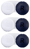 RHUI boîte lentilles voyage noir, rangement sûr pour lentilles en déplacement.