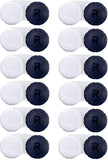 RHUI lot de 12 étuis lentilles noirs, rangement pratique et sûr au quotidien.
