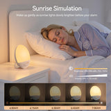 RICIAL Wake Up Light: alarme double pour toute la famille et planning flexible.