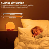 RICIAL Wake up Light émet jusqu'à 10 000 lux pour un éclairage énergisant.