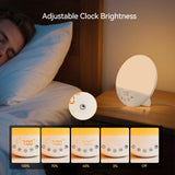 RICIAL Wake Up Light: 10 sons naturels pour personnaliser l ambiance.