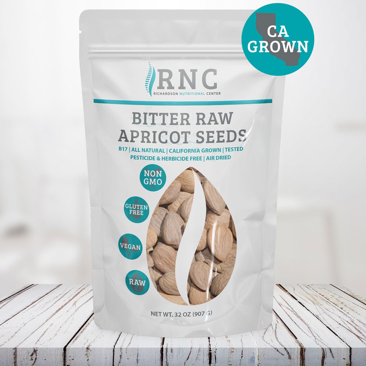Richardson Nutritional Center, emballage et étiquette assurant traçabilité et fraîcheur.