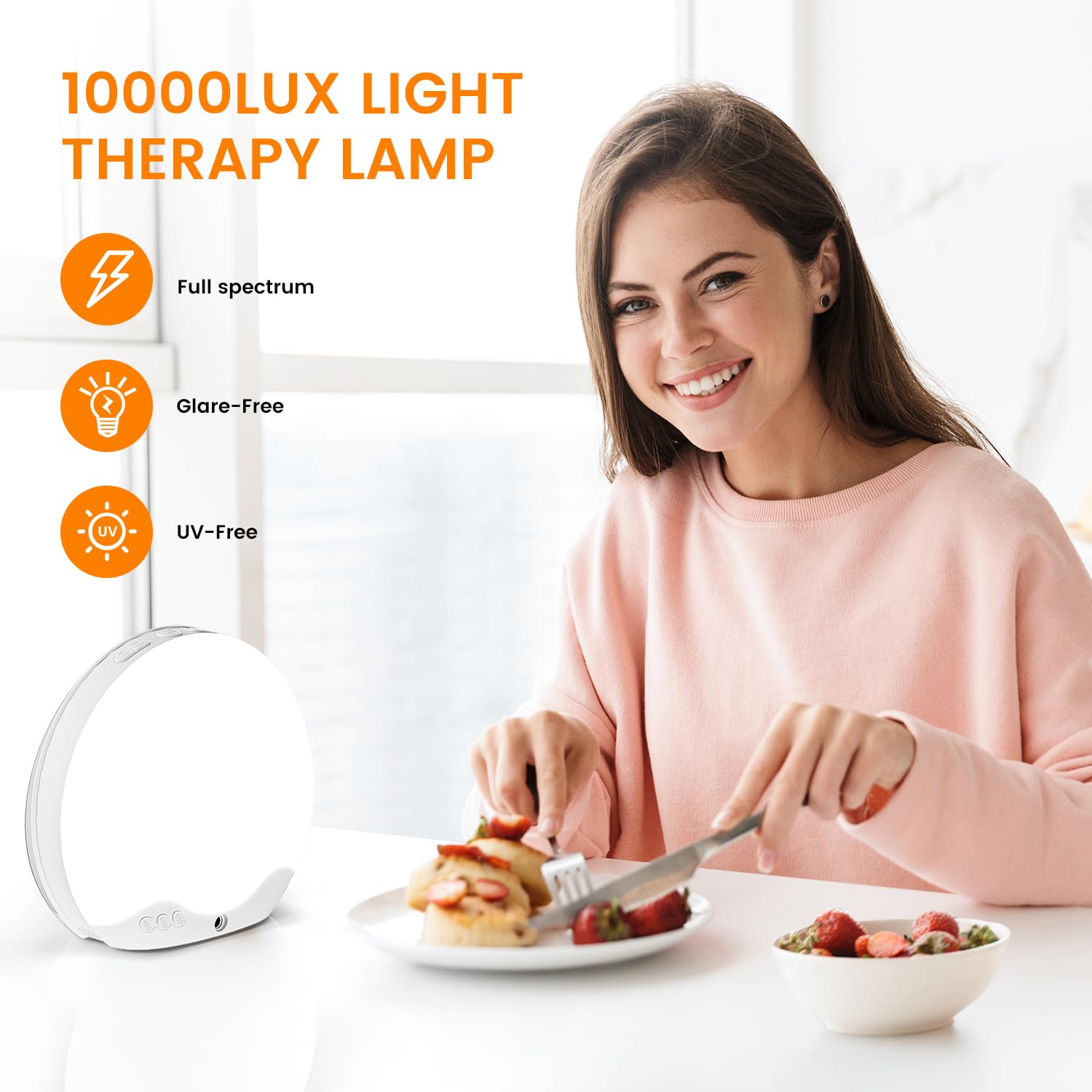 RICIAL luminosité et température de couleur 4 niveaux personnalisables