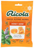 Ricola miel-herbes bonbons, apaisent temporairement la gorge