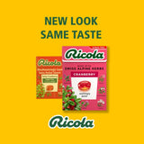 Étiquette indiquant végétarien et certifié kasher sur Ricola Cranberry Sf.