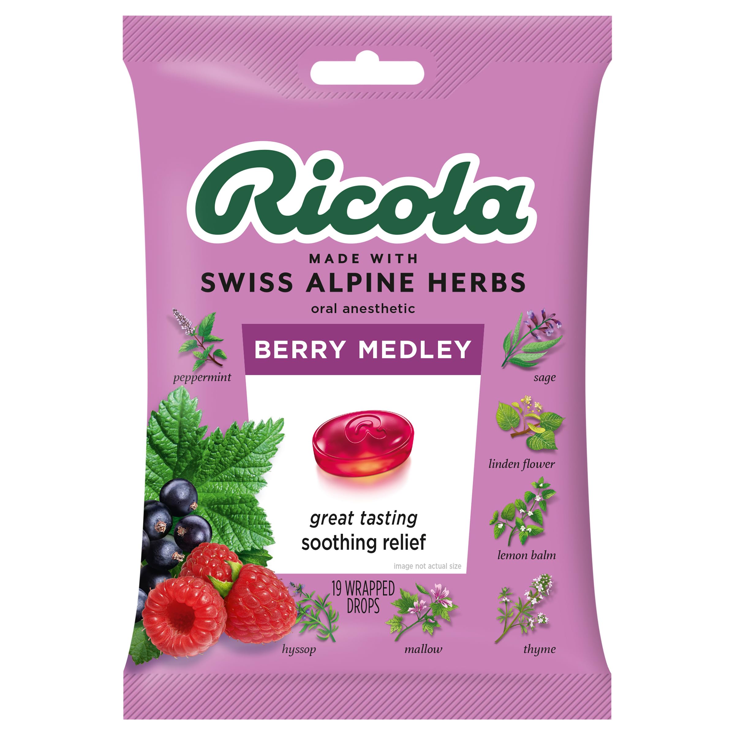 Ricola Mélange de Baies — emballage pratique et saveur rafraîchissante.