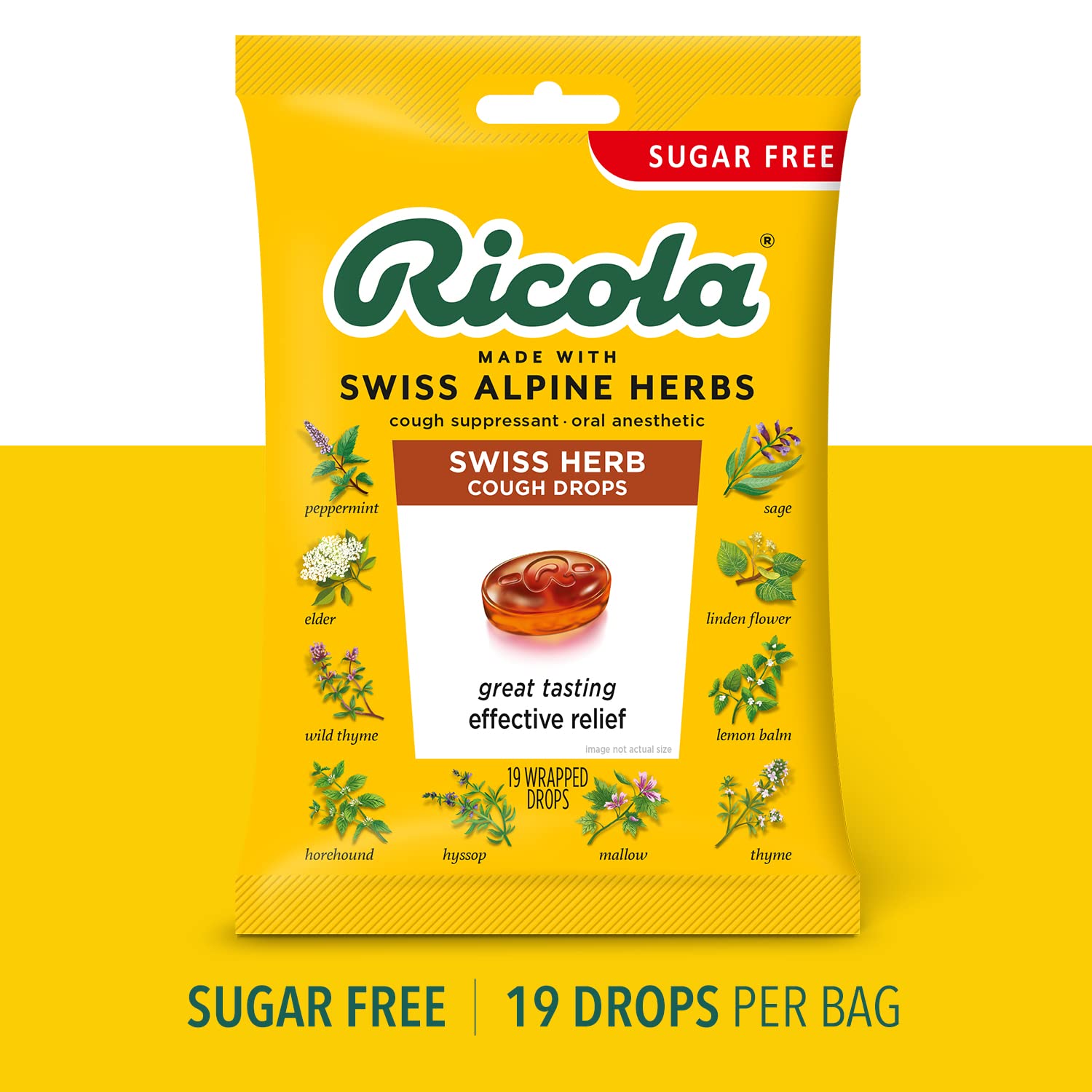 Ricola emballage individuel pour hygiène et dosage pratique