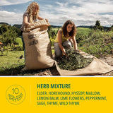 Herbes suisses Ricola, ensemble d’arômes, expérience gustative agréable.