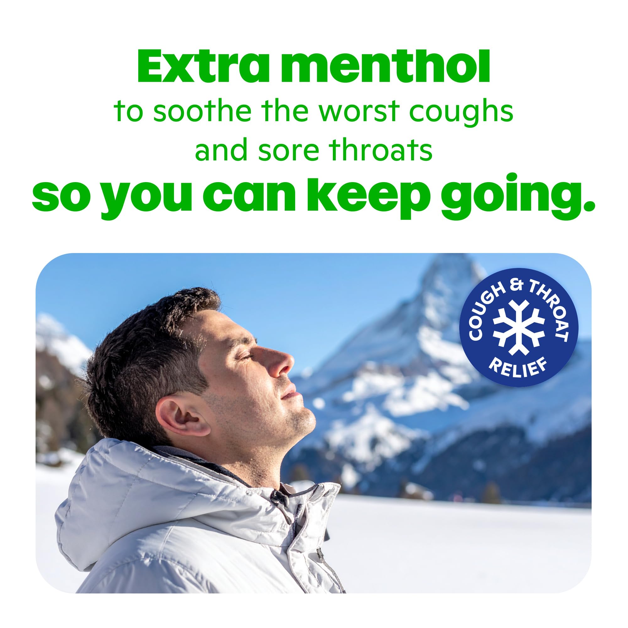 Ricola Max Centre-Liquide Menthol – pastilles avec centre mentholé pour sensation fraîche.