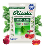 Ricola Max Gorge Cerise – paquet 34, douceur rafraîchissante pour la gorge.