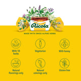 Mélange d’herbes suisses utilisé dans les pastilles Ricola