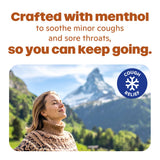 Pastilles Ricola Miel et Herbes dans une boîte pratique pour le voyage