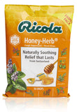 Pastilles Ricola miel et herbes au menthol léger.