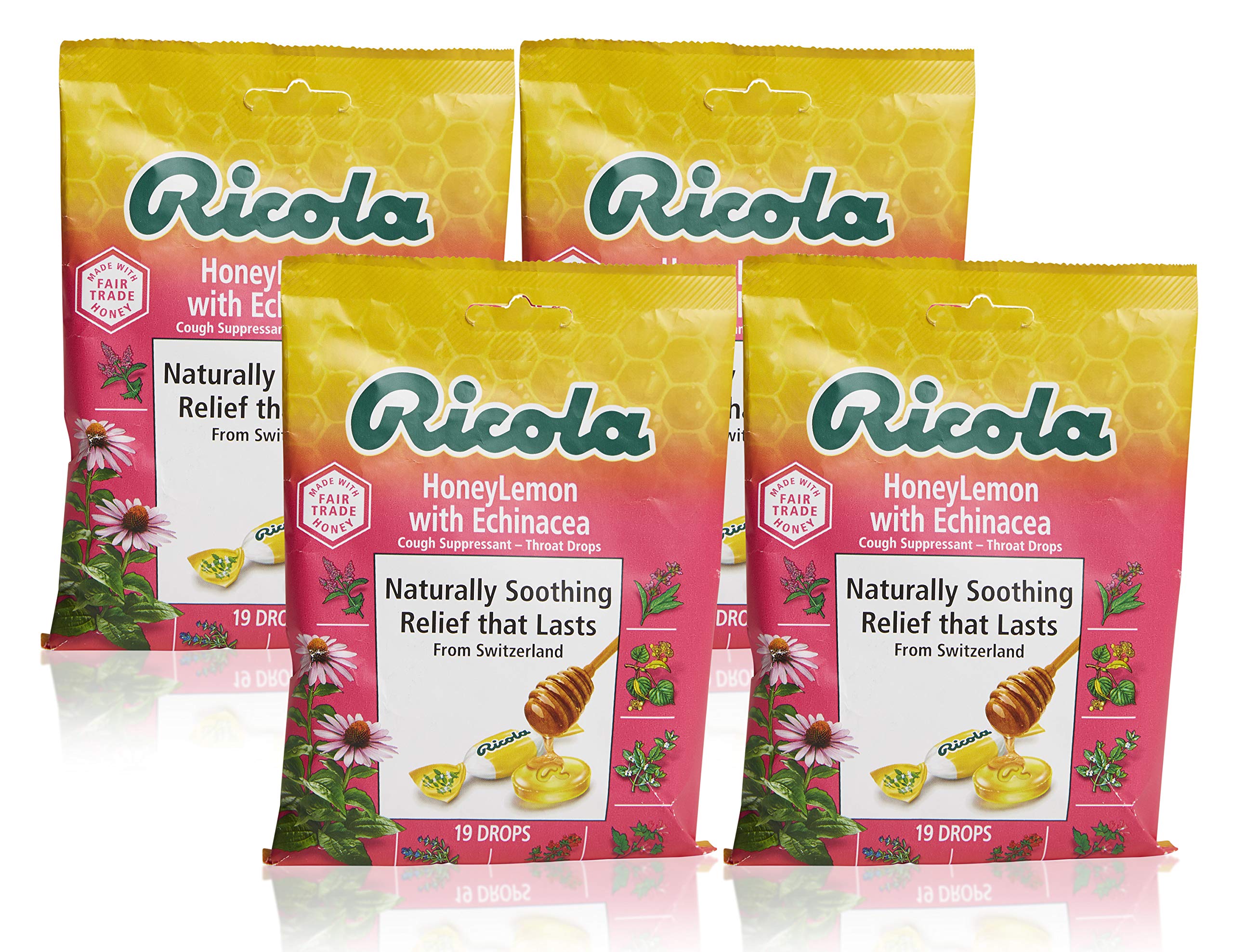 Ricola pastilles miel citron echinacée en boîte, format pratique pour le quotidien.