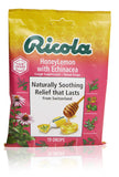 Boîte Ricola ouverte montrant les pastilles miel-citron-échinacée pour usage rapide.