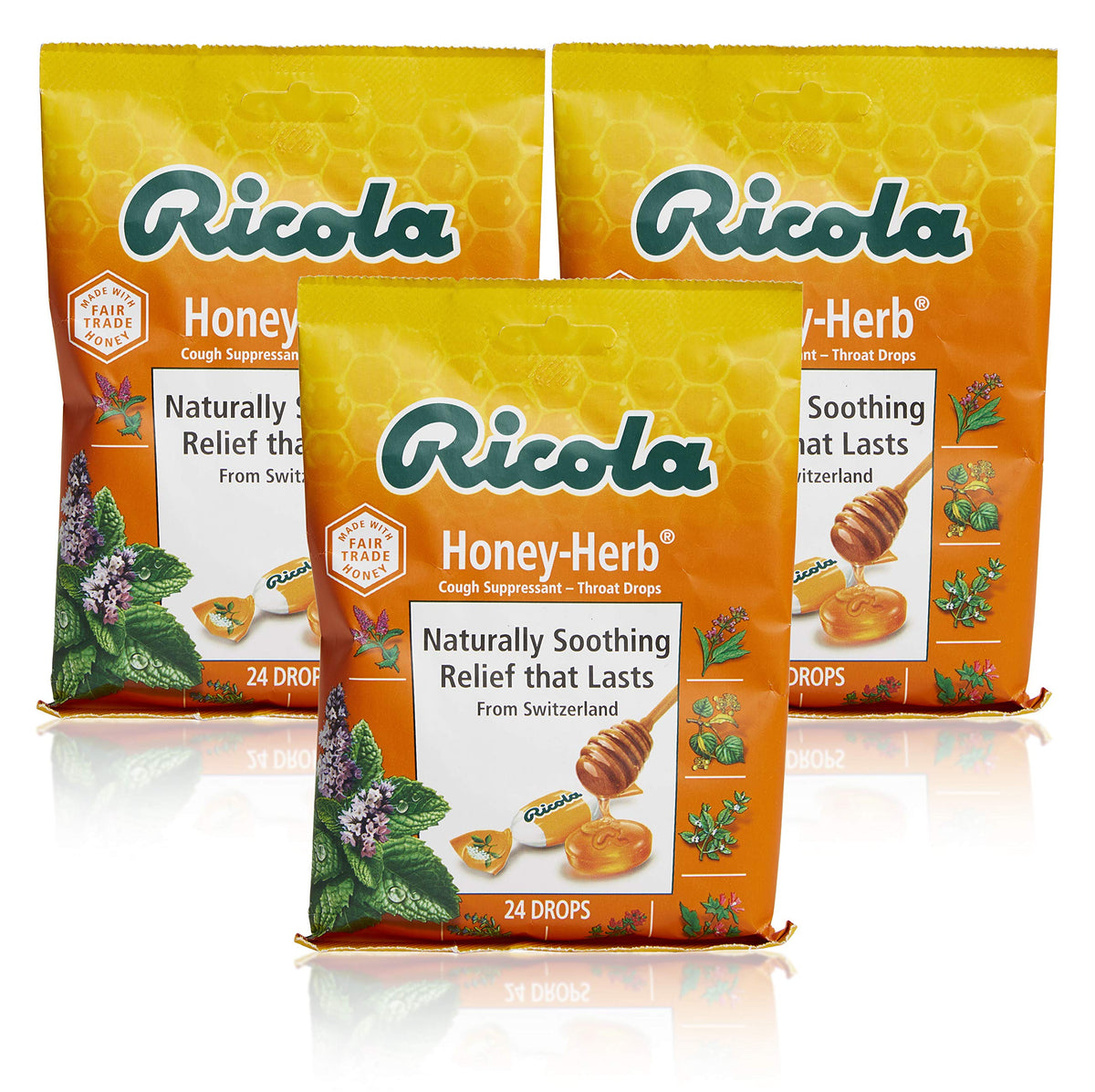 Ricola pastilles miel et herbes - sachet : douceur en déplacement