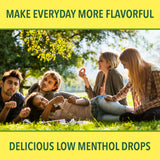 Pastilles Ricola citron-menthe, menthol, utilisées pour apaiser la gorge.