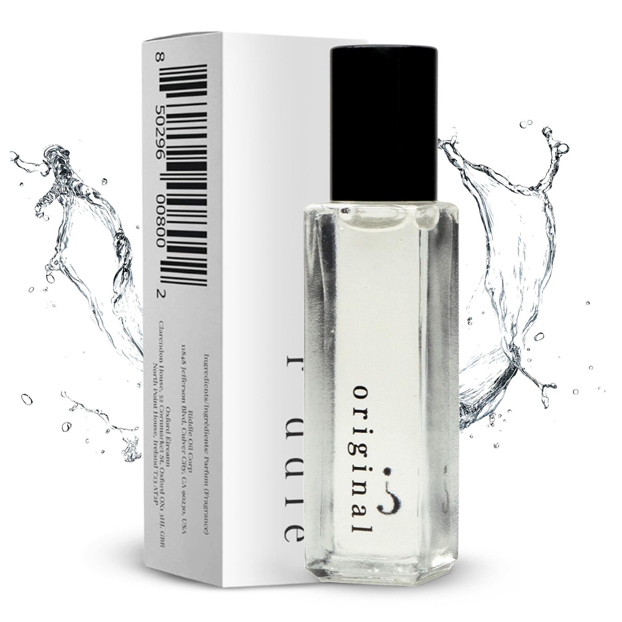 Riddle Original: rouleau parfum discrète sur la bouteille, fragrance personnelle.