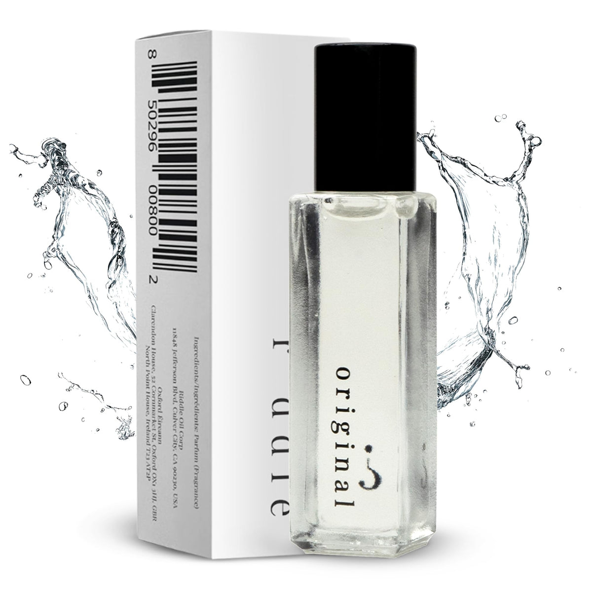 Riddle Original: rouleau parfum discrète sur la bouteille, fragrance personnelle.