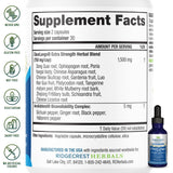 RidgeCrest ClearLungs, gout d orange, formulation sans alcool pour soutien pulmonaire en douceur.