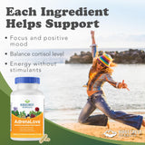 AdrenaLove RidgeCrest Herbals capsules végétales, énergie naturelle sans stimulants.