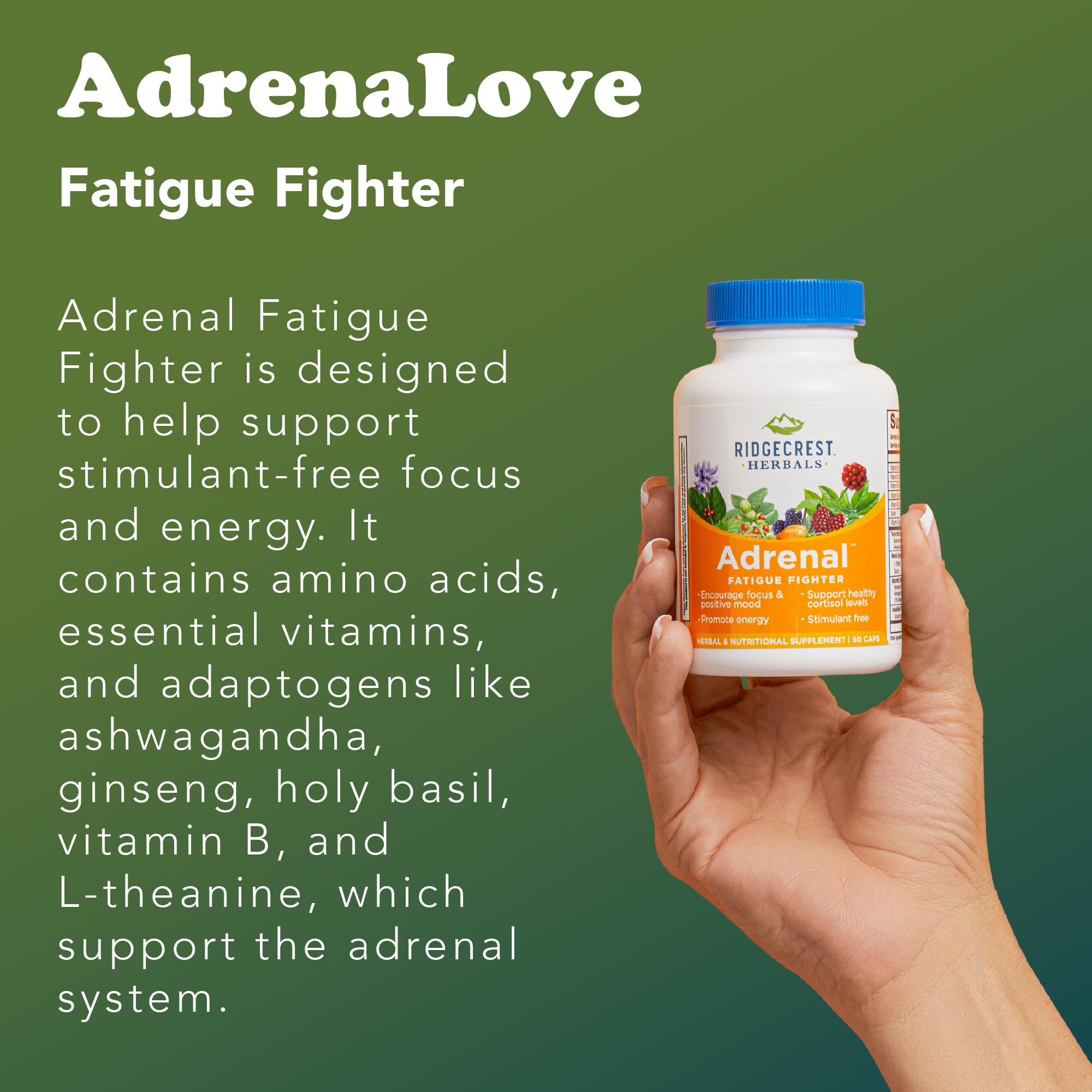 Soutien au stress avec AdrenaLove, peut aider lors de journées chargées.
