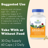 Utilisation quotidienne d'AdrenaLove: routine simple et calme durable.