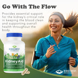 RidgeCrest KidneyAid: capsules en gros plan pour routine santé rénale.