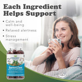RidgeCrest SereniZen Gummies — bouteille 60 comprimés, pratique pour routine quotidienne.