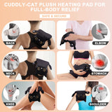 Rienkaco peluche chauffante pour genoux et épaules, utilisation polyvalente.