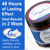 RIGBOO Magnesium Lotion: application diurne sur les jambes pour confort.