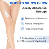 RIGBOO Magnesium Lotion: utilisation nocturne sur pieds et mollets.