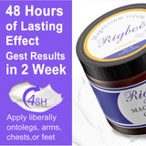 Utilisation jour et nuit de la lotion magnésium RIGBOO pour routine bien-être.