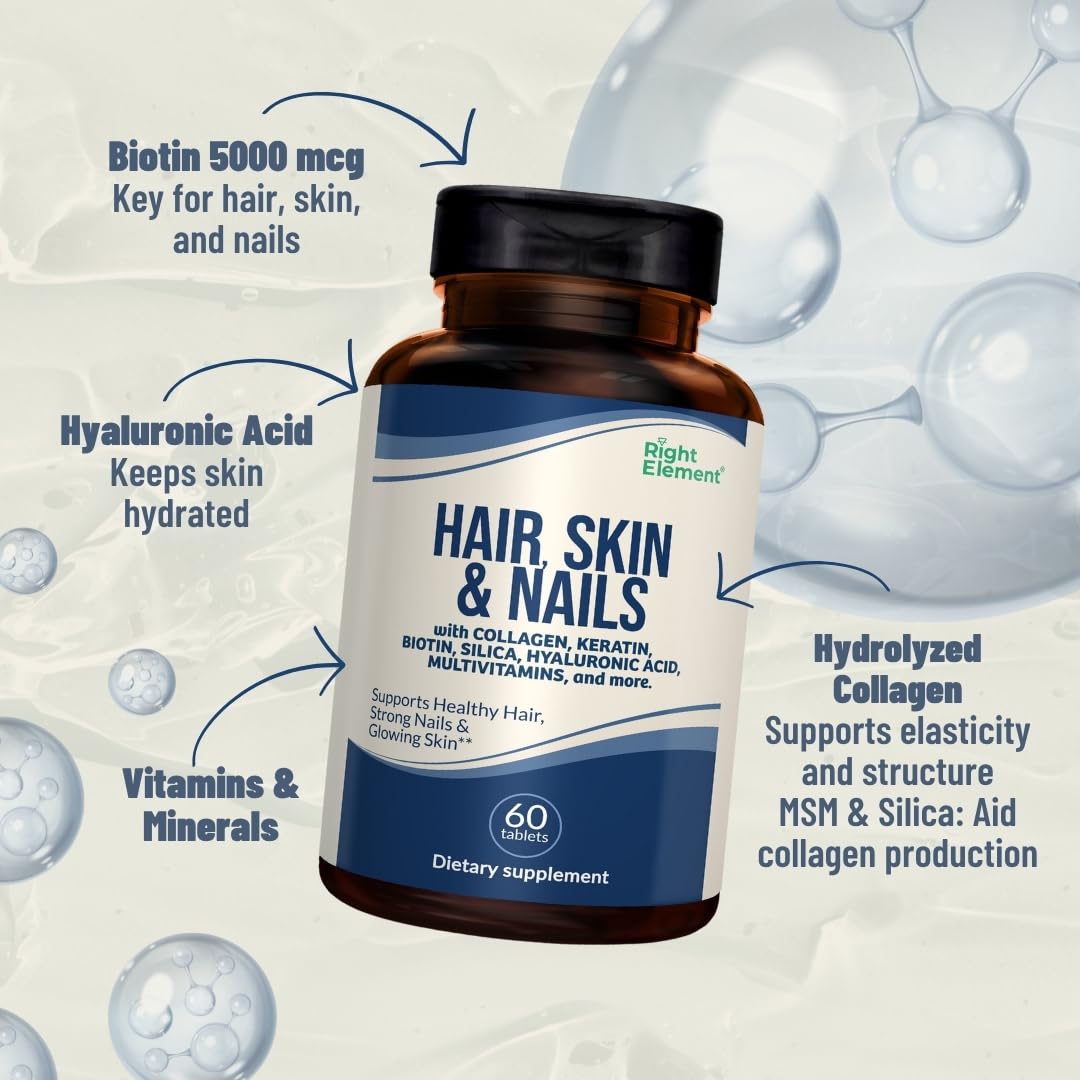 RIGHT ELEMENT - gélules acide hyaluronique pour peau hydratée.