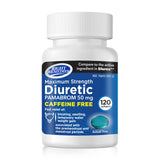 Right Remedies diuretiques sans cafeine Pamabrom, boîte et flacon visibles pour un usage pratique.