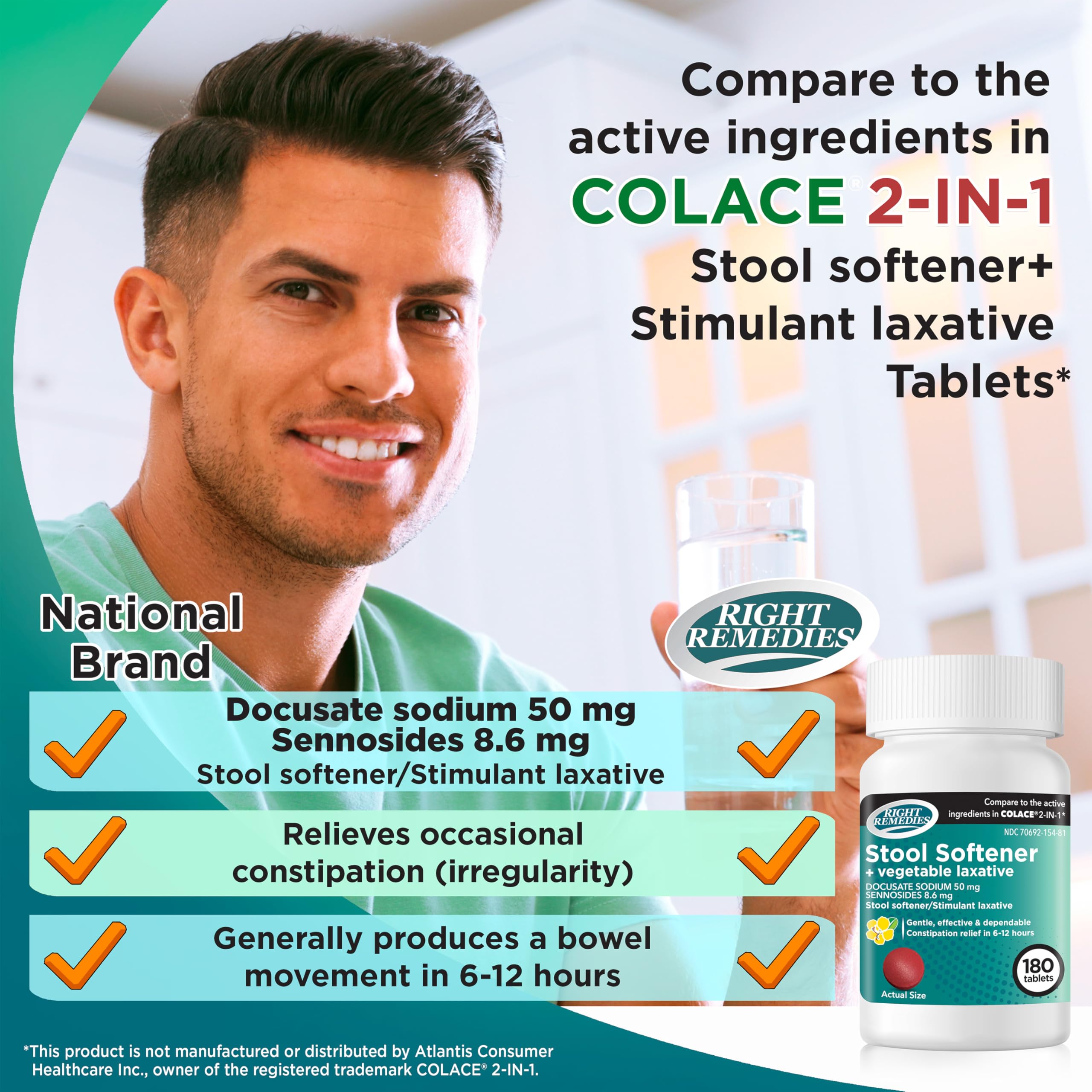 Utilisation en soirée facile avec Right Remedies pour un confort progressif.