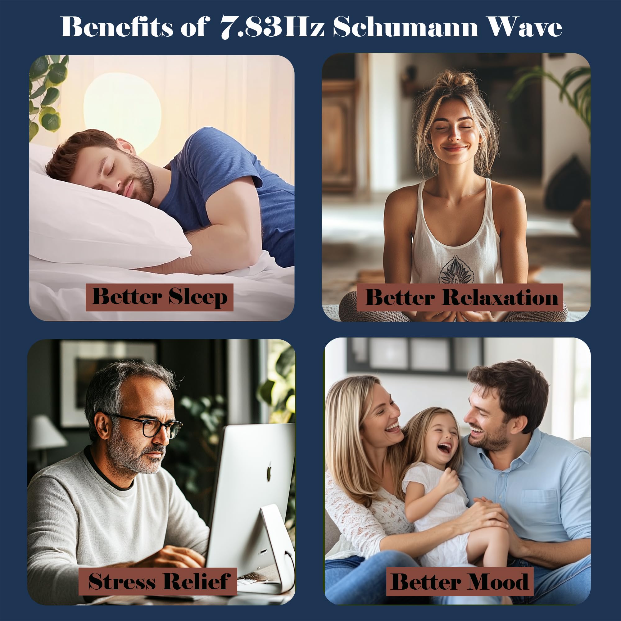 Générateur Rihveo Schumann 7,83 Hz – connexion USB pratique pour usage domestique