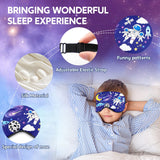 Riixazo masque sommeil enfant astronaute, convient à la plupart des enfants.