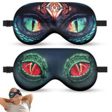 Riixazo masque de sommeil enfant dinosaure rouge pour un repos profond