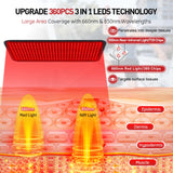 Rikimxin tapis lumière rouge-epaules favorise la récupération musculaire légère