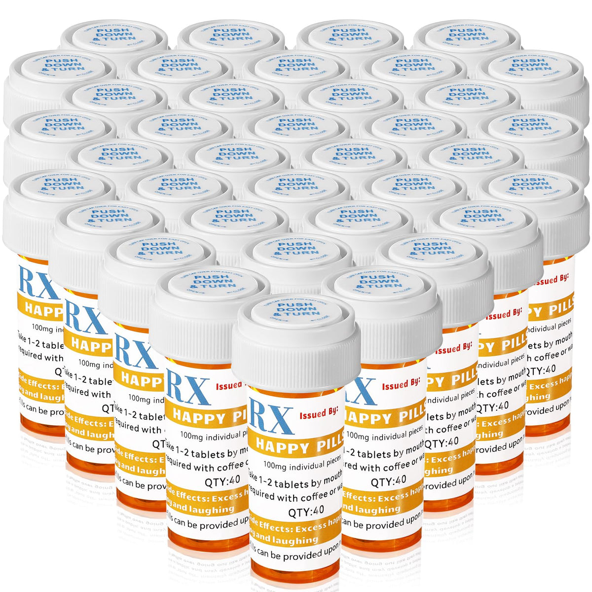 RimCereal Bouteilles pilules vides 8 dram pour cadeaux