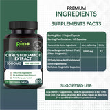 Capsules végétales Rimo Bergamote – formulation végane et sans OGM, pratique dans la routine quotidienne.