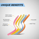 Bracelets moustiques RiptGear durables – réutilisables après chaque sortie.