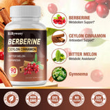 RiRywony Health Berberine – bouteille pratique – prise quotidienne facilitée