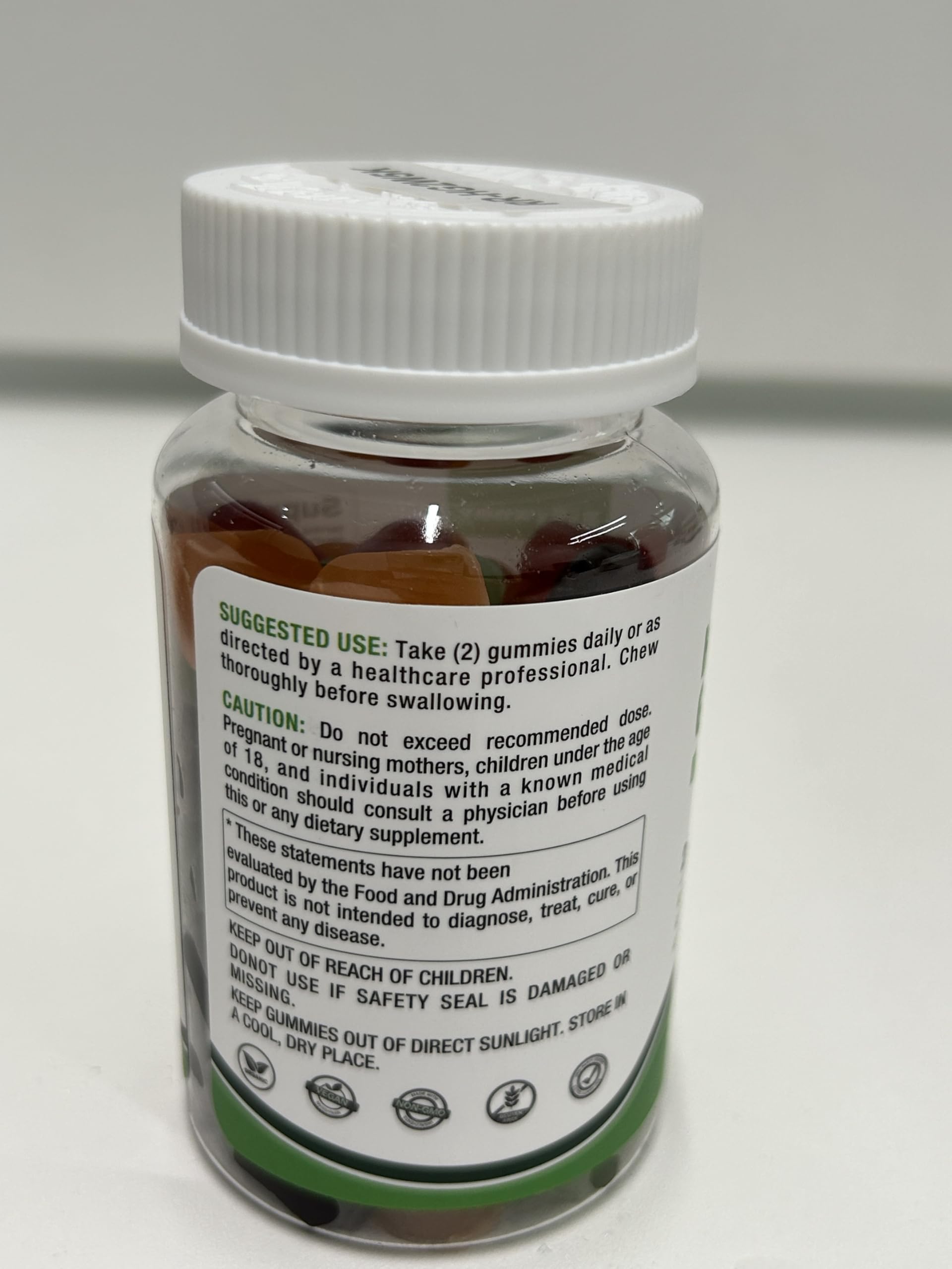 Emballage RiRywony Health gommes chanvre, format pratique et voyage facile.